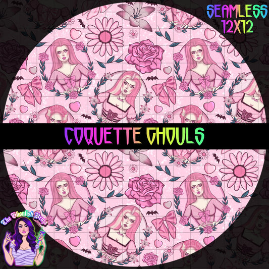 Coquette Ghouls Seamless